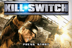 Kill Switch title screen for GameBoy Advance